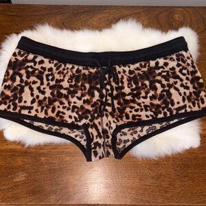 La SENZA Leopard Print Booty Shorts